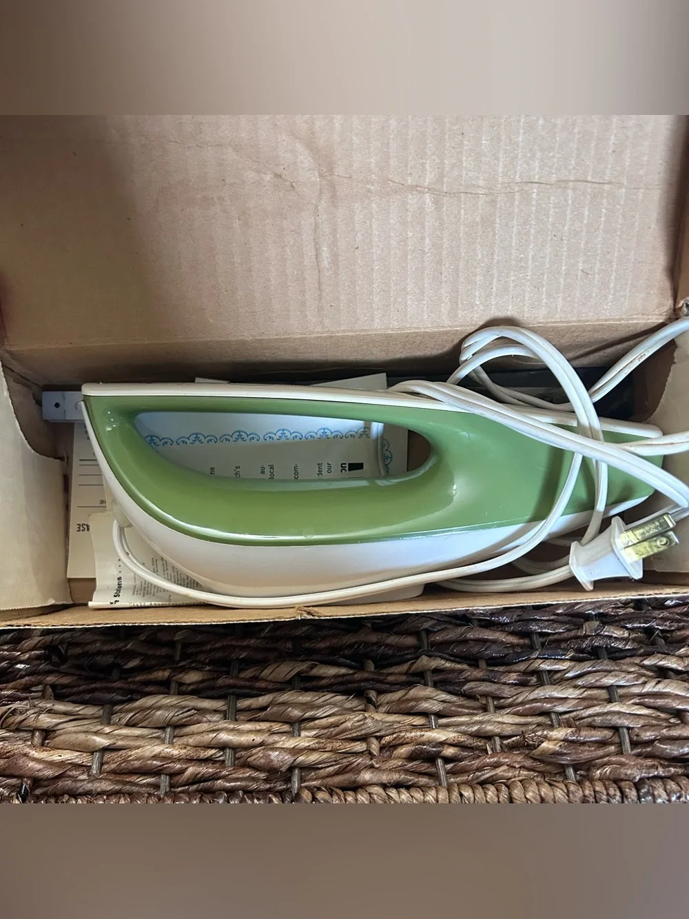 Vintage Hamilton Beach CAD1 100W Corded Electric Knife 60s Green/White complete